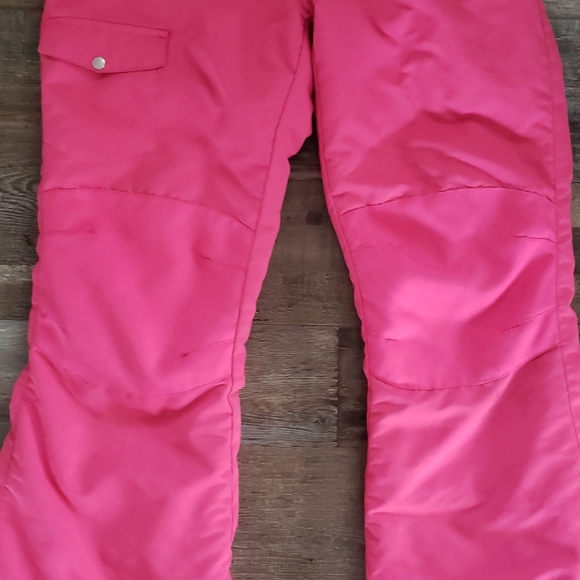 Faded Glory pink girls snow pants xl 14/16 - Picture 3 of 5